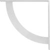 image2W x 20D x 20H Bulwark Steel Bracket Hammered WhiteHammered White