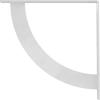 image2W x 20D x 20H Bulwark Steel Bracket Hammered WhiteHammered White