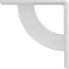 image2W x 20D x 20H Bulwark Steel Bracket Hammered WhiteHammered White