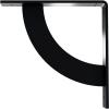 image2W x 20D x 20H Bulwark Steel Bracket Hammered WhitePowder Coated Black