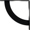 image2W x 20D x 20H Bulwark Steel Bracket Hammered WhitePowder Coated Black