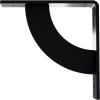 image2W x 20D x 20H Bulwark Steel Bracket Hammered WhitePowder Coated Black