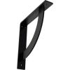 image2W x 20D x 20H Bulwark Steel Bracket Hammered WhitePowder Coated Black