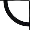 image2W x 20D x 20H Bulwark Steel Bracket Hammered WhitePowder Coated Black