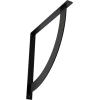 image2W x 20D x 20H Bulwark Steel Bracket Hammered WhitePowder Coated Black