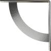 image2W x 20D x 20H Bulwark Steel Bracket Hammered WhiteStainless Steel