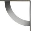 image2W x 20D x 20H Bulwark Steel Bracket Hammered WhiteStainless Steel