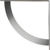 image2W x 20D x 20H Bulwark Steel Bracket Hammered WhiteStainless Steel