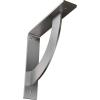 image2W x 20D x 20H Bulwark Steel Bracket Hammered WhiteStainless Steel