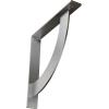 image2W x 20D x 20H Bulwark Steel Bracket Hammered WhiteStainless Steel