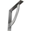 image2W x 20D x 20H Bulwark Steel Bracket Hammered WhiteStainless Steel