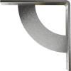 image2W x 20D x 20H Bulwark Steel Bracket Hammered WhiteStainless Steel