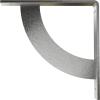 image2W x 20D x 20H Bulwark Steel Bracket Hammered WhiteStainless Steel