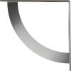 image2W x 20D x 20H Bulwark Steel Bracket Hammered WhiteStainless Steel
