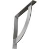 image2W x 20D x 20H Bulwark Steel Bracket Hammered WhiteStainless Steel