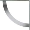 image2W x 20D x 20H Bulwark Steel Bracket Hammered WhiteUnfinished Steel