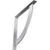 image2W x 20D x 20H Bulwark Steel Bracket Hammered WhiteUnfinished Steel