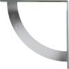 image2W x 20D x 20H Bulwark Steel Bracket Hammered WhiteUnfinished Steel