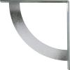 image2W x 20D x 20H Bulwark Steel Bracket Hammered WhiteUnfinished Steel