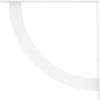 image2W x 20D x 20H Bulwark Steel Bracket Hammered WhiteWhite Primer Paintable
