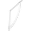 image2W x 20D x 20H Bulwark Steel Bracket Hammered WhiteWhite Primer Paintable