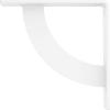 image2W x 20D x 20H Bulwark Steel Bracket Hammered WhiteWhite Primer Paintable