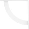 image2W x 20D x 20H Bulwark Steel Bracket Hammered WhiteWhite Primer Paintable