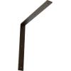 image2W x 8D x 8H Hamilton Steel Bracket Hammered GoldAntiqued Brass