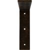 image2W x 8D x 8H Hamilton Steel Bracket Hammered GoldAntiqued Brass