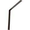 image2W x 8D x 8H Hamilton Steel Bracket Hammered GoldAntiqued Brass