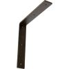 image2W x 8D x 8H Hamilton Steel Bracket Hammered GoldAntiqued Brass