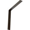 image2W x 8D x 8H Hamilton Steel Bracket Hammered GoldAntiqued Brass