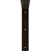 image2W x 8D x 8H Hamilton Steel Bracket Hammered GoldAntiqued Brass
