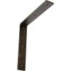 image2W x 8D x 8H Hamilton Steel Bracket Hammered GoldAntiqued Pale Gold