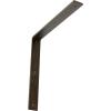 image2W x 8D x 8H Hamilton Steel Bracket Hammered GoldAntiqued Pale Gold