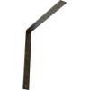 image2W x 8D x 8H Hamilton Steel Bracket Hammered GoldAntiqued Pale Gold