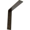 image2W x 8D x 8H Hamilton Steel Bracket Hammered GoldAntiqued Pale Gold