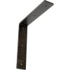 image2W x 8D x 8H Hamilton Steel Bracket Hammered GoldAntiqued Warm Silver
