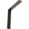 image2W x 8D x 8H Hamilton Steel Bracket Hammered GoldAntiqued Warm Silver