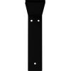 image2W x 8D x 8H Hamilton Steel Bracket Hammered GoldHammered Black