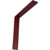 image2W x 8D x 8H Hamilton Steel Bracket Hammered GoldHammered Bright Red