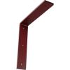image2W x 8D x 8H Hamilton Steel Bracket Hammered GoldHammered Bright Red