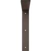 image2W x 8D x 8H Hamilton Steel Bracket Hammered GoldHammered Brown