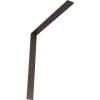 image2W x 8D x 8H Hamilton Steel Bracket Hammered GoldHammered Brown
