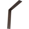 image2W x 8D x 8H Hamilton Steel Bracket Hammered GoldHammered Brown