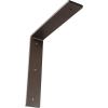 image2W x 8D x 8H Hamilton Steel Bracket Hammered GoldHammered Brown