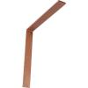 image2W x 8D x 8H Hamilton Steel Bracket Hammered GoldHammered Copper