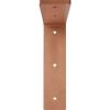 image2W x 8D x 8H Hamilton Steel Bracket Hammered GoldHammered Copper