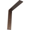 image2W x 8D x 8H Hamilton Steel Bracket Hammered GoldHammered Dark Bronze