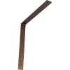 image2W x 8D x 8H Hamilton Steel Bracket Hammered GoldHammered Dark Bronze